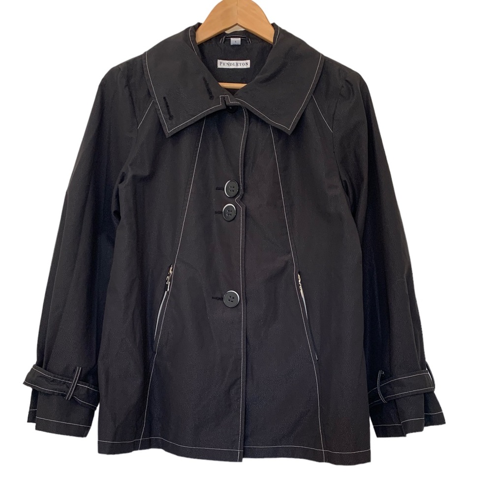 Pendleton Swing Trench Black Jacket - image 1